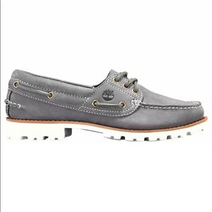 Timberland Noreen Lite Handsewn Boat Shoe Grey